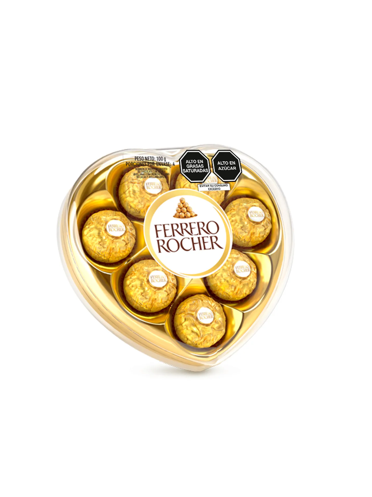 Chocolate Ferrero Rocher - 8 unidades (Corazón)